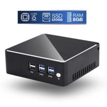 Mini pc tob i5-5200u com 8gb de memória ssd 120gb e wifi Mini pc tob i5-5200u com 8gb de memória ssd 120gb e wifi