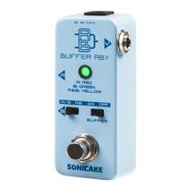 Mini Pedal De Efeitos De Guitarra SONICAKE ABY Line Selector Switch True Bypass Buffer QSS-23