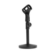 Mini pedestal,suporte de mesa P/microfone,base aço,regulável