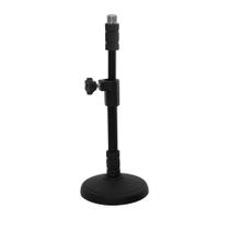 Mini Pedestal Suporte Microfone Bumbo Ampli Regulagem 30cm - Visão