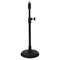 Mini Pedestal Suporte Microfone Bumbo Ampli Regulagem 50cm
