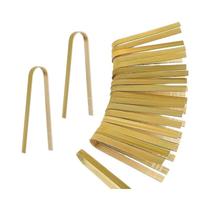 Mini Pegadores De Bambu 20pcs Utensílios Naturais Para Cozinhar Assar Acampar E Fazer Piqueniques