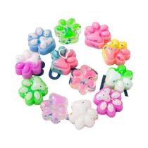 Mini Pelúcia Colorida Em Forma De Patinha De Gato, Lembrancinhas De Festa, 10 Peças, Redutor De