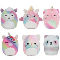 Mini Pelúcia Squishville Squishmallow Rainbow Dream Squad