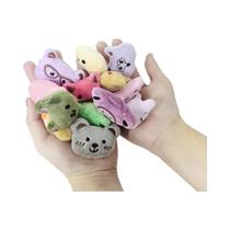 Mini Pelúcias De Menina 10-30pcs Coelho Urso Brinquedos De Pelúcia 32mm Garra De Ovo Torcido