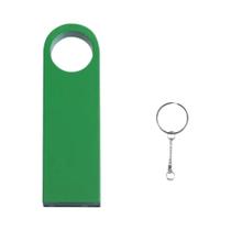 Mini Pen Drive USB De Metal Colorido À Prova D'água 32GB 64GB 128GB Com Chaveiro Grátis Presente