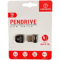 Mini Pendrive 16GB Usb 2.0 Com Tampa de Proteção Para Guardar Diversos Arquivos Facilmente