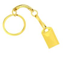 Mini Pendrive Metal USB Dourado 16 GB 32GB 64GB Mini Pendrive Metal USB Dourado 16 GB 32GB 64GB