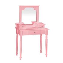 Mini Penteadeira 3 Gavetas e Pés Torneados - SEM BANQUETA - Tommy Design