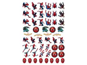 Mini Personagens Decorativo 53 Unidades - Spider Man Home - Regina Festas Mini Personagens Decorativo 53 Unidades - Spider Man Home - Regina Festas