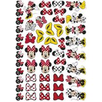 Mini Personagens Decorativo Festa Minnie Mouse 50 Unidades Regina