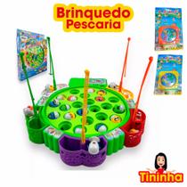 Mini Pescaria Pega Peixe Divertido Pesca Peixinhos Brinquedo Infantil 24 Ou 8 Peixes