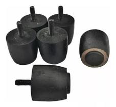 Mini Pesinhos Cama Solteiro Box 6 Unidades Com 4cm de Altura cor Preto Mini Pesinhos Cama Solteiro Box 6 Unidades Com 4cm de Altura cor Preto