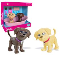 Mini Pets Da Barbie Hora Do Banho Licenciado Mattel 1288 - Pupee