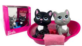 Mini Pets Da Barbie - Hora Do Banho - Mini Gata - Mattel