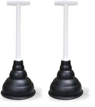 Mini pia e dreno Plunger Korky 94-4A Beehive (pacote com 2)