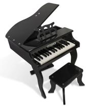 Mini Piano de Cauda Turbinho 30 Teclas Cor Preto
