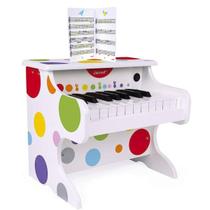 Mini Piano Eletronico Infantil De Madeira Montessori Janod