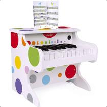 Mini Piano Eletronico Infantil de Madeira Montessori