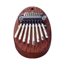 Mini piano Kalimba Thumb Hosikugi de 8 teclas em madeira maciça com cordão