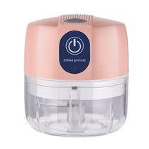 Mini picador de alho elétrico espremedor de alho, espremedor de alho picador pimenta pimenta vegetal moedor de carne processador de alimentos misturador picador 100ml