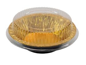 Mini Pie Tins KitchenDance de 5 polegadas com tampas de alumínio 501P Mini Pie Tins KitchenDance de 5 polegadas com tampas de alumínio 501P