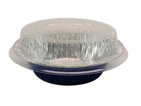 Mini Pie Tins KitchenDance de 5 polegadas com tampas de alumínio premium Mini Pie Tins KitchenDance de 5 polegadas com tampas de alumínio premium