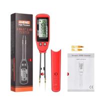 Mini Pinça Inteligente LCR SMD ESR Testador Capacitância Resistência Continuidade Diodo Multímetro