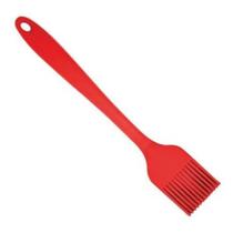 Mini Pincel Culinário de Silicone Multiuso Vermelho 21cm