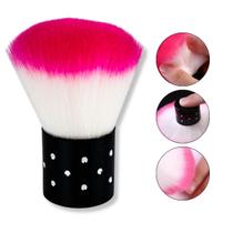 Mini Pincel Espanador Pó Manicure Unha Gel Nail Art Strass Nail Designer Unha de Gel Fibra de Vidro Acrygel