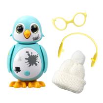 Mini Pinguim Azul Sentir as Emoções +10 Modos e Interações