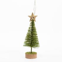 Mini Pinheiro De Natal Decoração De Mesa Pinheirinho Natalino 18cm