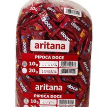 Mini Pipoca Doce c/ 100 unidades 10gr Aritana Festa junina Mini Pipoca Doce c/ 100 unidades 10gr Aritana Festa junina