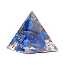 Mini Pirâmide De Pedra De Cristal Natural De 2cm, Amuleto Reiki, Escultura Fengshui Para Decoração