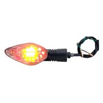 Mini Pisca Moto Diant. E Tras. D Nova Bros14 L. Cristal Led