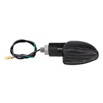 Mini Pisca Moto Flecha Universal Lente Fumê Preto GVS Mini Pisca Moto Flecha Universal Lente Fumê Preto GVS