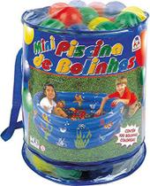 Mini Piscina de Bolinhas Com 100 Bolinhas - Braskit