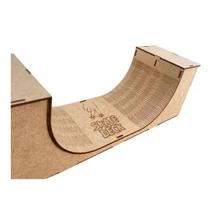 Mini Pista Rampa Fingerboard Skate de Dedo Madeira Mdf