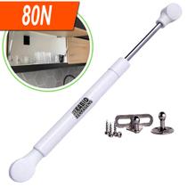 Mini Pistão Gás Porta Armário Cozinha Branco 40N 60N 80N 100N 18,5cm Mini Pistão Gás Porta Armário Cozinha Branco 40N 60N 80N 100N 18,5cm