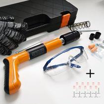 Mini Pistola De Fixação De Pregos Pino Caixa De Plástico