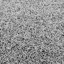 Mini Pitão 9mm Para Artesanato Rosqueável Em Níquel Prata - 1000 Unidades Mini Pitão 9mm Para Artesanato Rosqueável Em Níquel Prata - 1000 Unidades