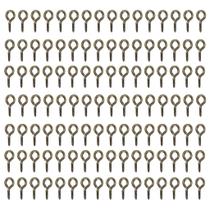 Mini Pitão Com Rosca 9mm Ouro Velho Para Artesanato Bijus Com 300 Peças