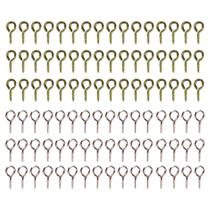 Mini Pitão Rosqueavel Bijuterias Artesanato 09x4mm 300 Peças Prata & Dourado Mini Pitão Rosqueavel Bijuterias Artesanato 09x4mm 300 Peças Prata & Dourado