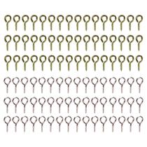 Mini Pitão Rosqueavel Bijuterias Artesanato 09x4mm 300 Peças Prata & Dourado Mini Pitão Rosqueavel Bijuterias Artesanato 09x4mm 300 Peças Prata & Dourado