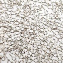 Mini Pitão Rosqueável Metal Níquel 10x5mm 200pçs 40g Artesanato Bijuteria