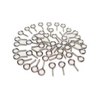 Mini Pitão Rosqueável Prata 5x10mm Piton - 50 peças Mini Pitão Rosqueável Prata 5x10mm Piton - 50 peças