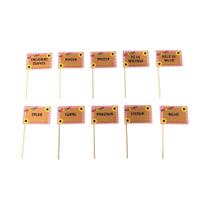 Mini placa comida f junina c/10 6cm fst