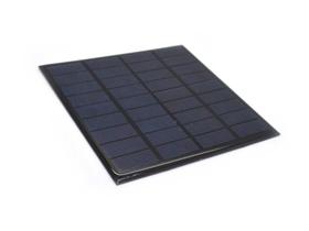 Mini Placa Solar 115x115mm 9v 2W - CNC115X115-9