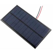 Mini Placa Solar 12v 1.5w com Cabos Soldados p/ Ionizador de Piscina - cdr03