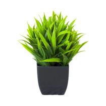 Mini Planta Artificial De Eucalipto Em Vaso Preto Para Decoração De Interiores, Escritórios, Casas